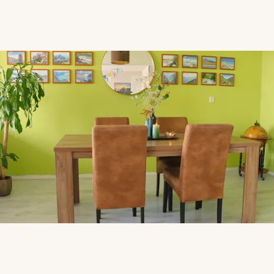 Dining Room Set: 4 Chairs + Dining Table