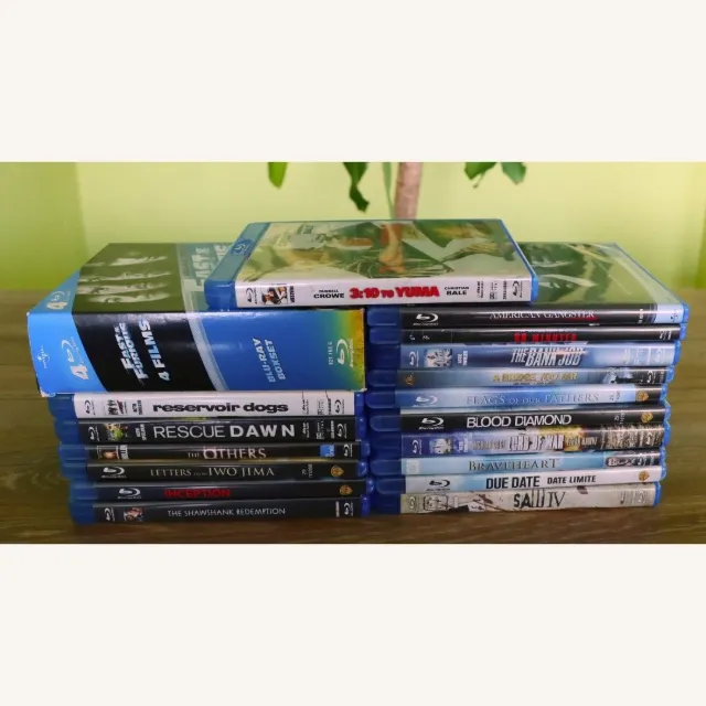 Blu-Ray Movies Action Set (17 Titles + Fast & Furious Box)