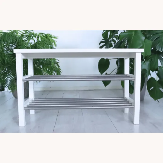 Bench with shoe rack